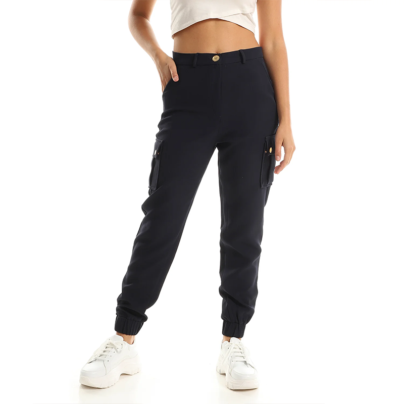 Cargo Jogger Pants - Dark Blue