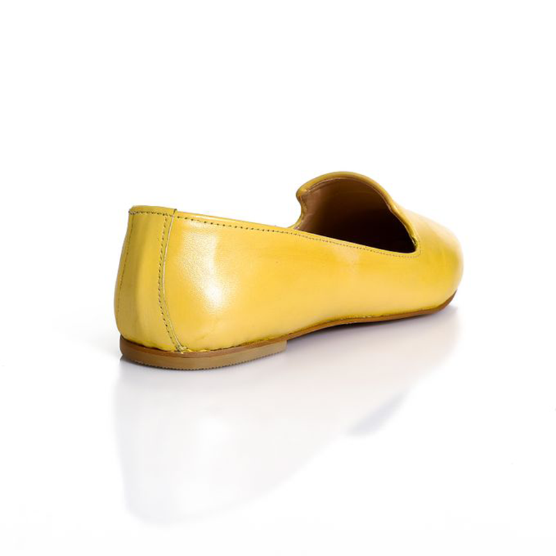 Classic Leather Loafers ƒ?? Yellow
