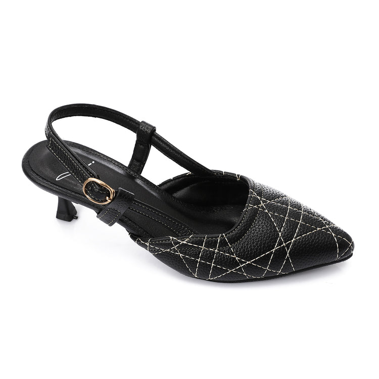 Midnight Grace Slingbacks ƒ?? Black