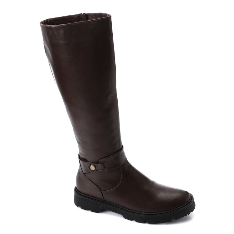 Urban Rider Mid Calf Boots ƒ?? Brown