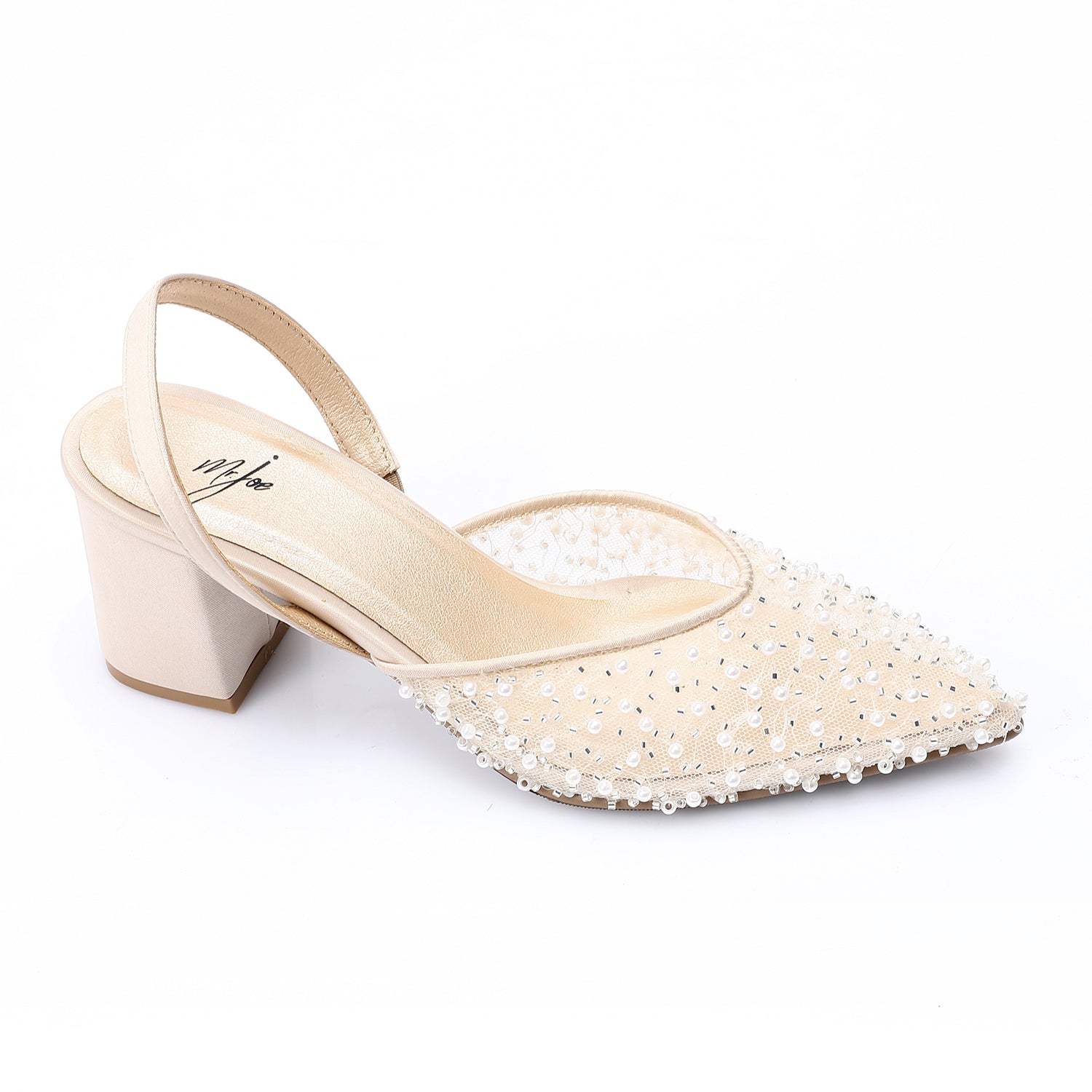 Pearl Glow Slingbacks ƒ?? Beige