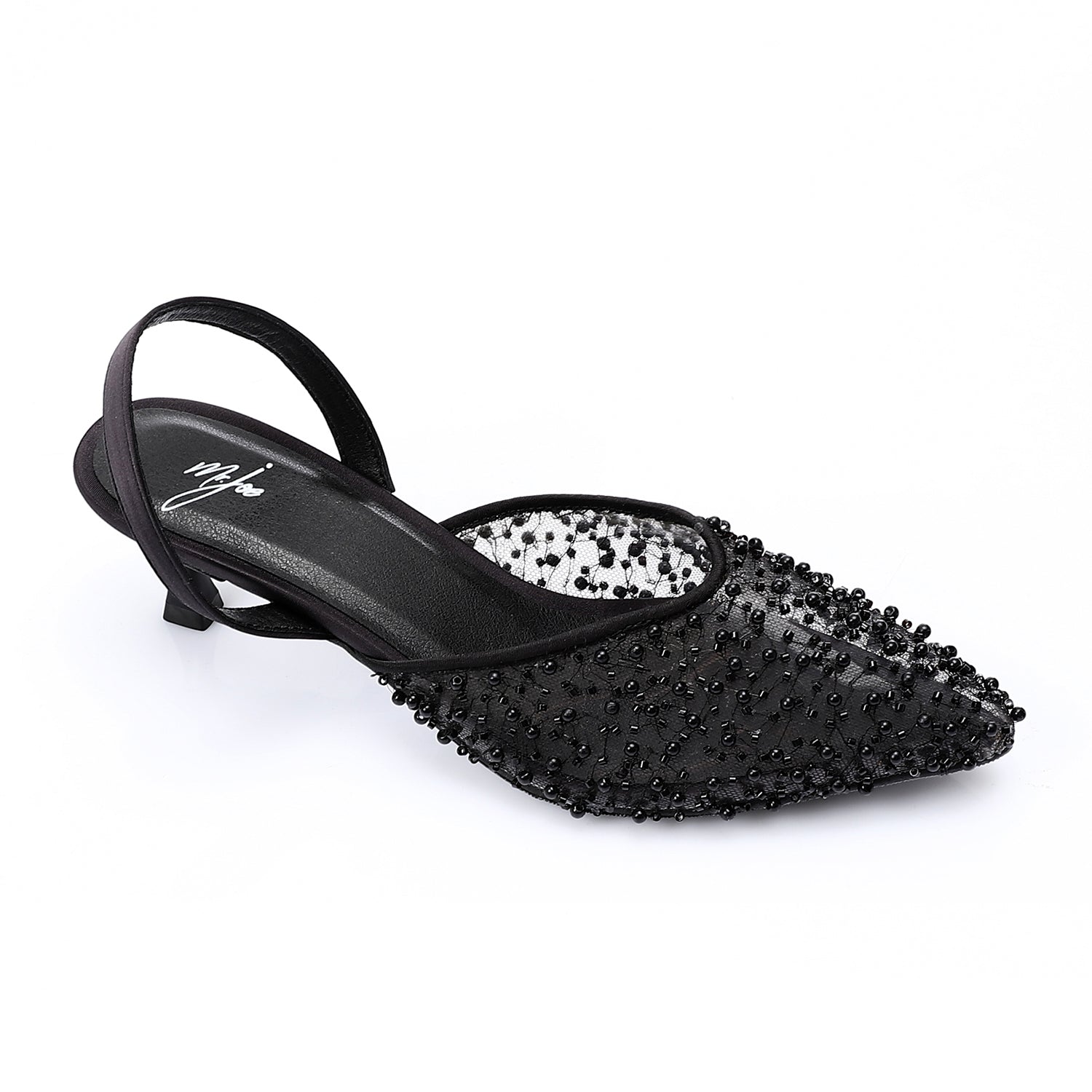 Midnight Spark Slingbacks ƒ?? Black