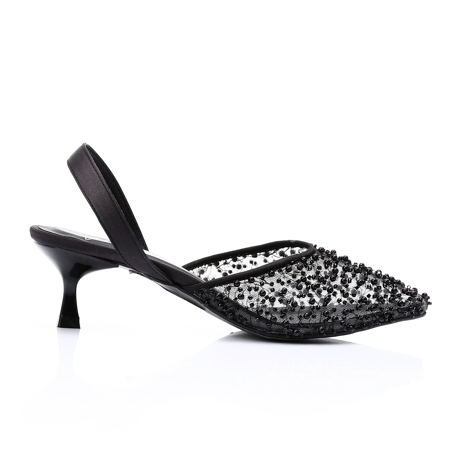 Midnight Spark Slingbacks ƒ?? Black