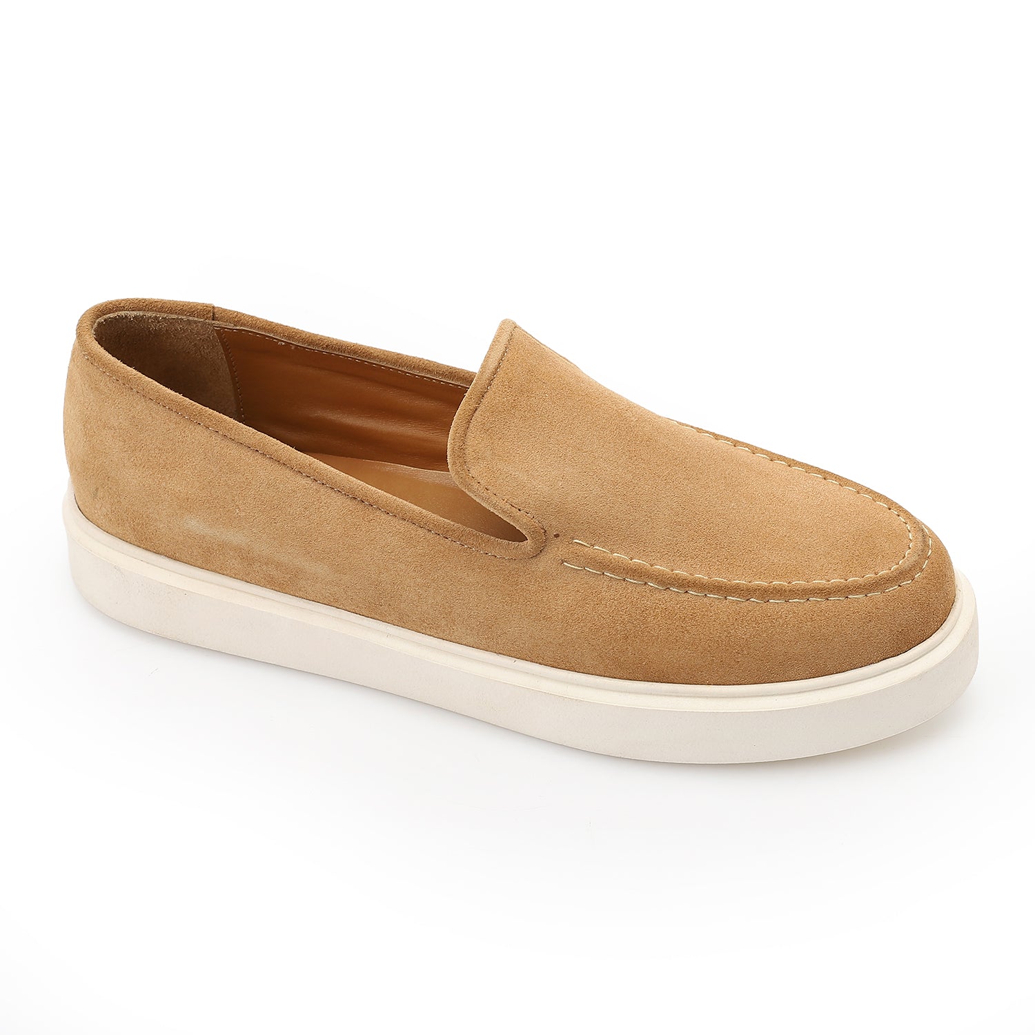 Men's Smart Casual Suede Loafers - Beige
