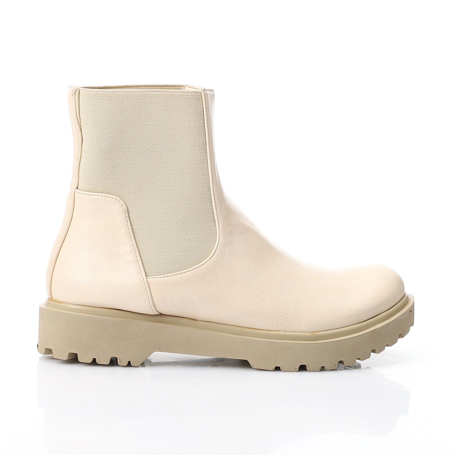 Chelsea Ankle Boots - Beige