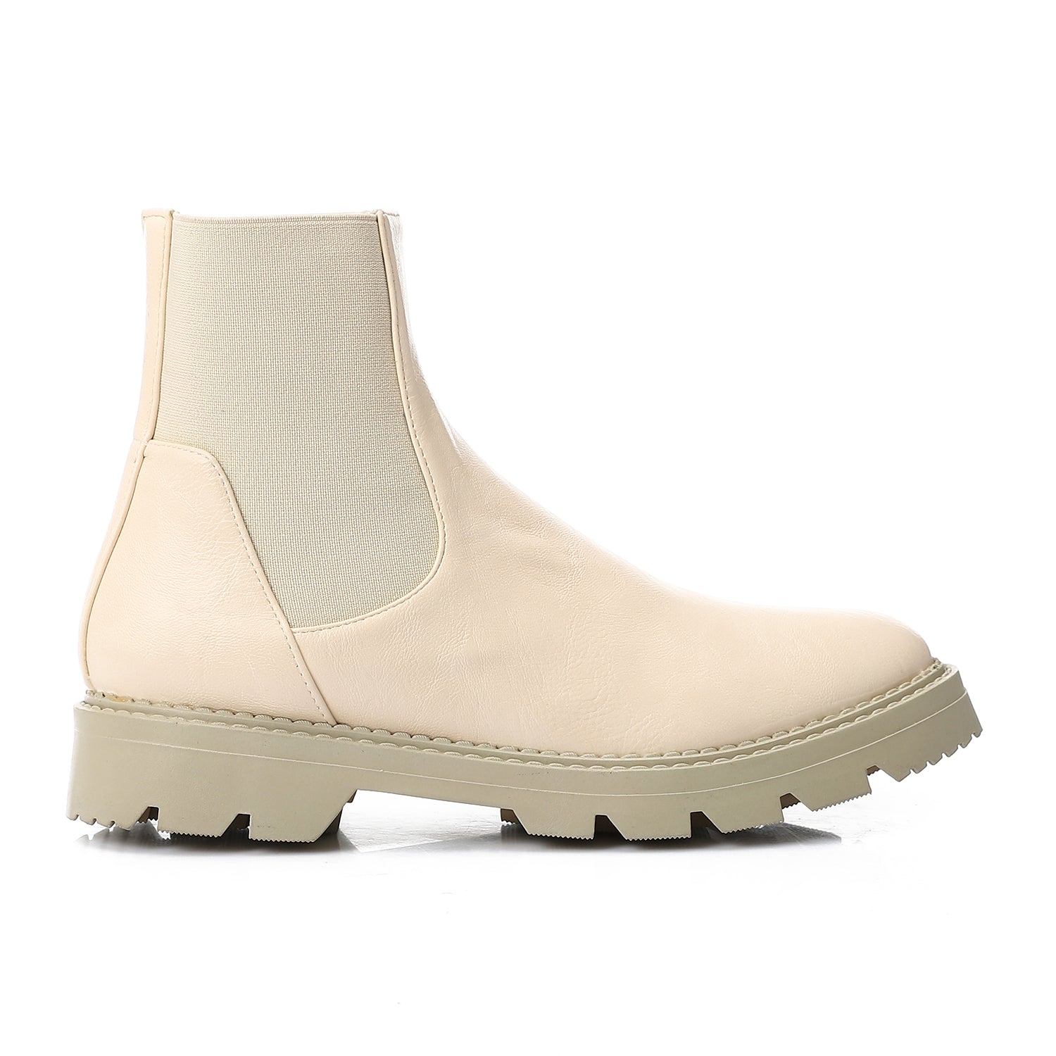 Chelsea Ankle Boots - Beige