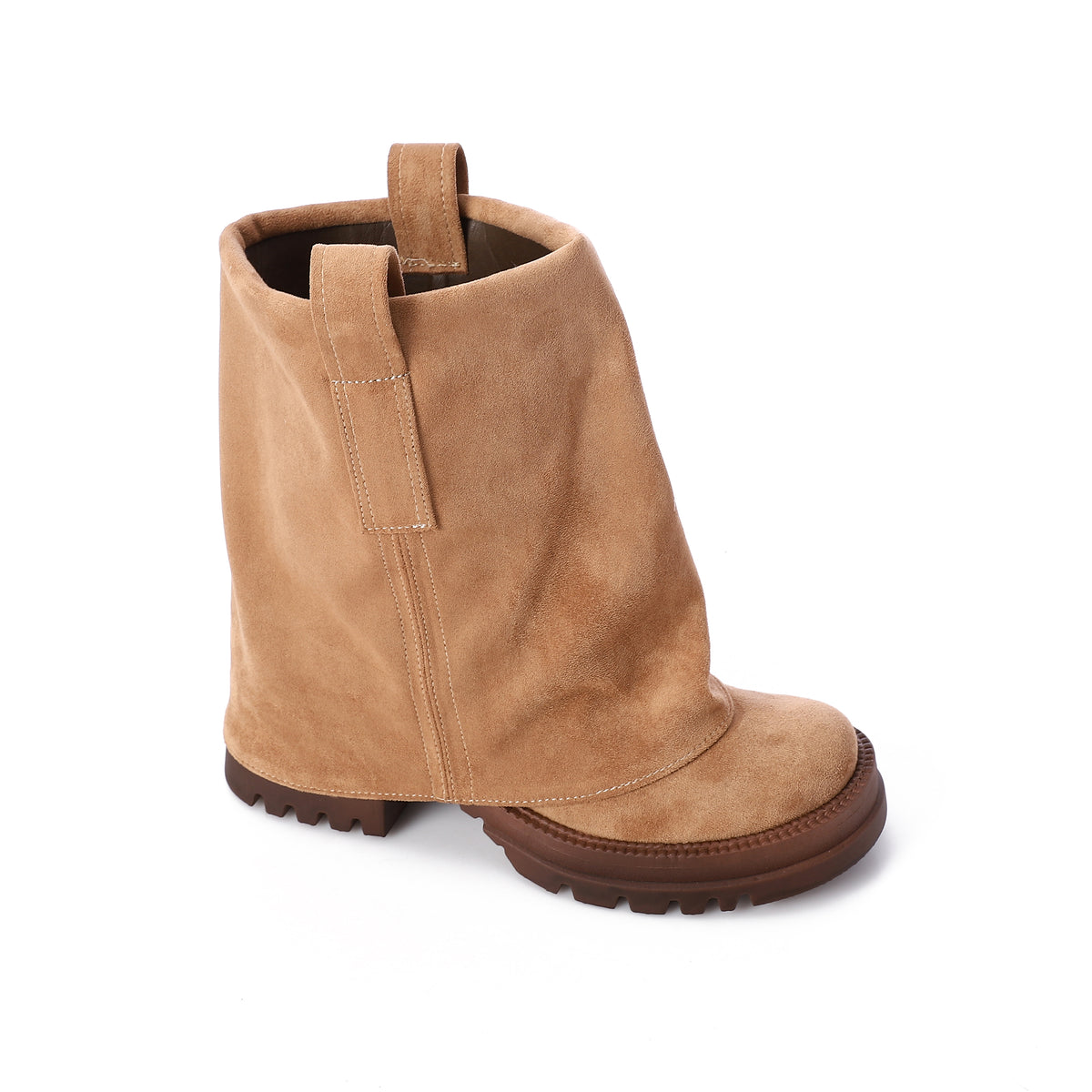 Fold over Casual Boots Cafe