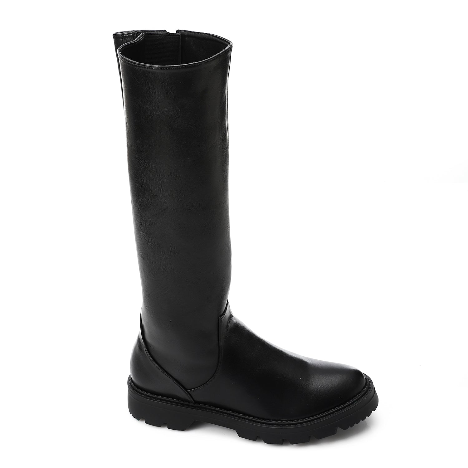 Double Zipper Knee-High Boots