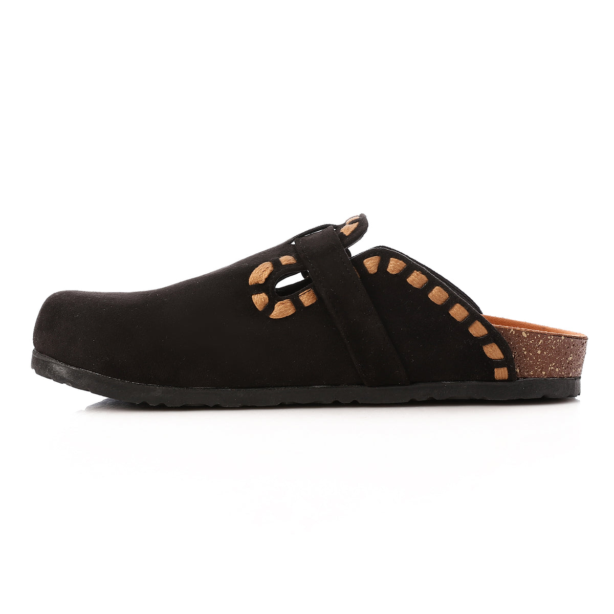 Comfort Buckle Clogs - Black