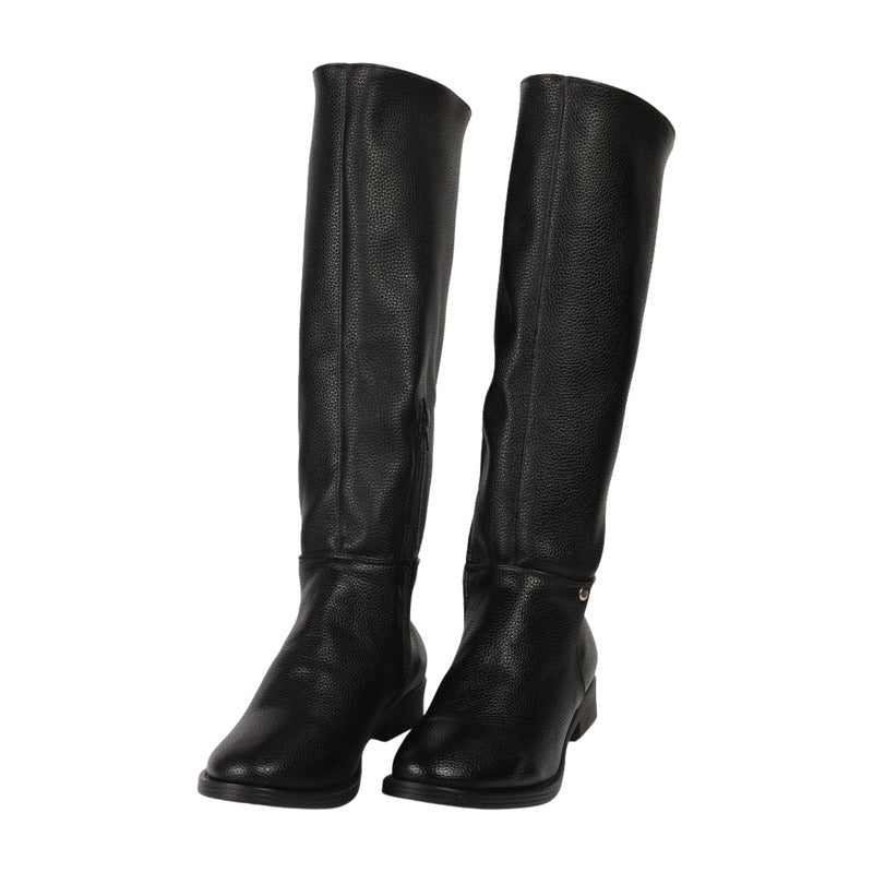 Stretch Over-the-Knee Boots – Black