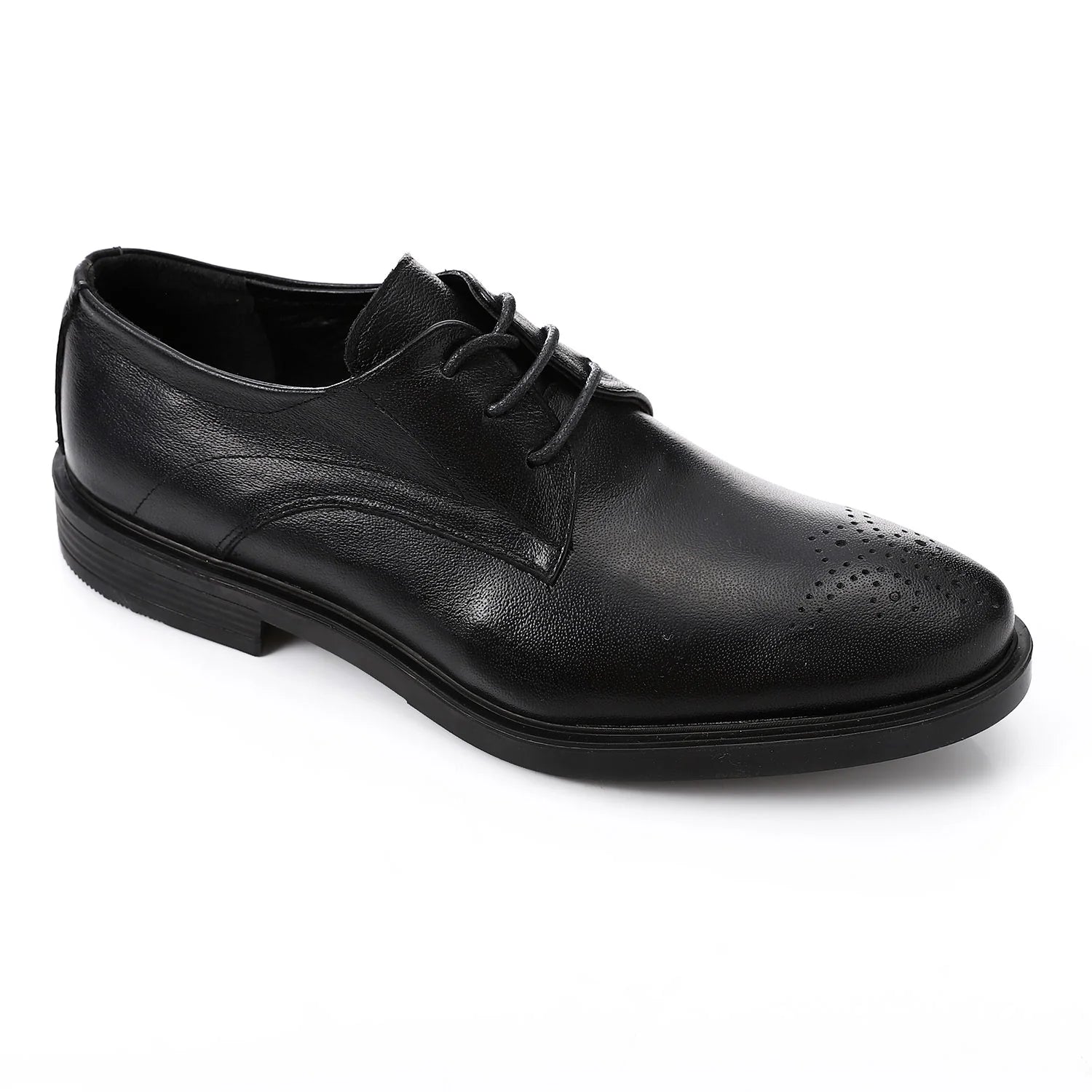 Men's Oxford Leather Classic Shoes - Black