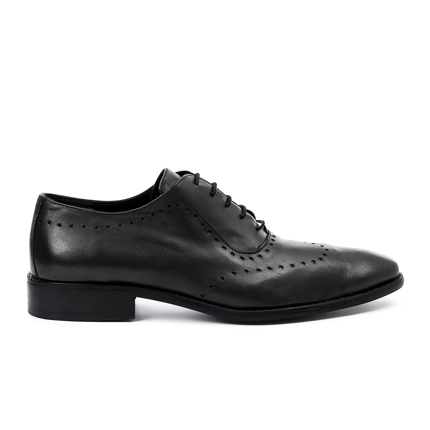 Men's Leather Oxford Comfortable Shoes - Black