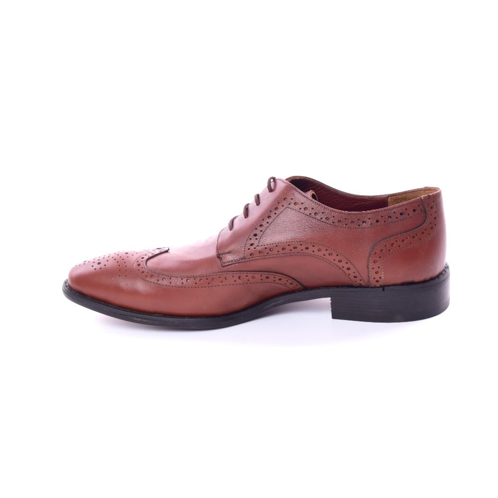 Men's Leather Brogue Oxford Shoes ƒ?? Tan Brown