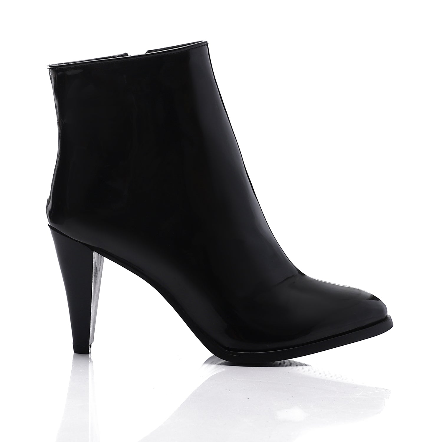 Night Gloss Ankle Boots ƒ?? Black
