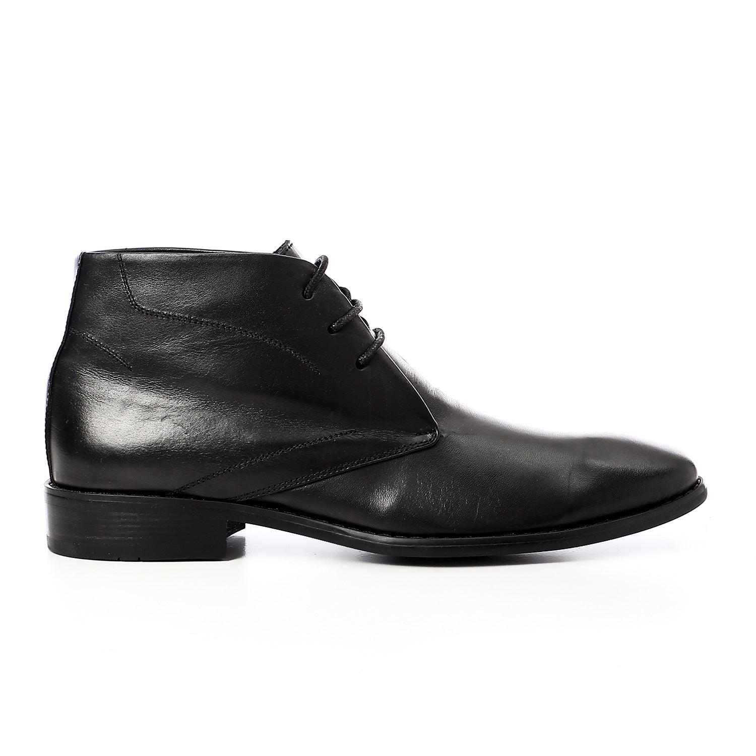 Men's Leather Chukka Boots ƒ?? Black