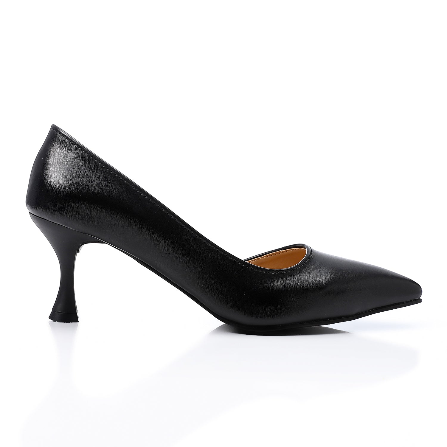 Classic Pointed Leather Pumps ƒ?? Black