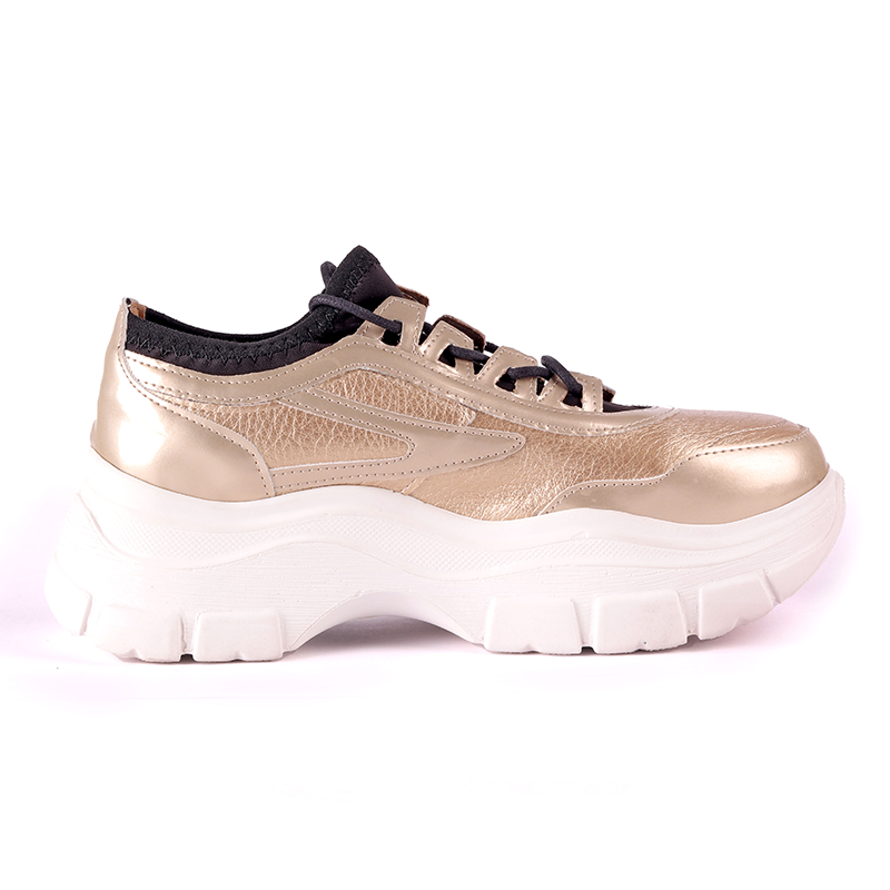 Metallic Chunky Sneakers ƒ?? Gold