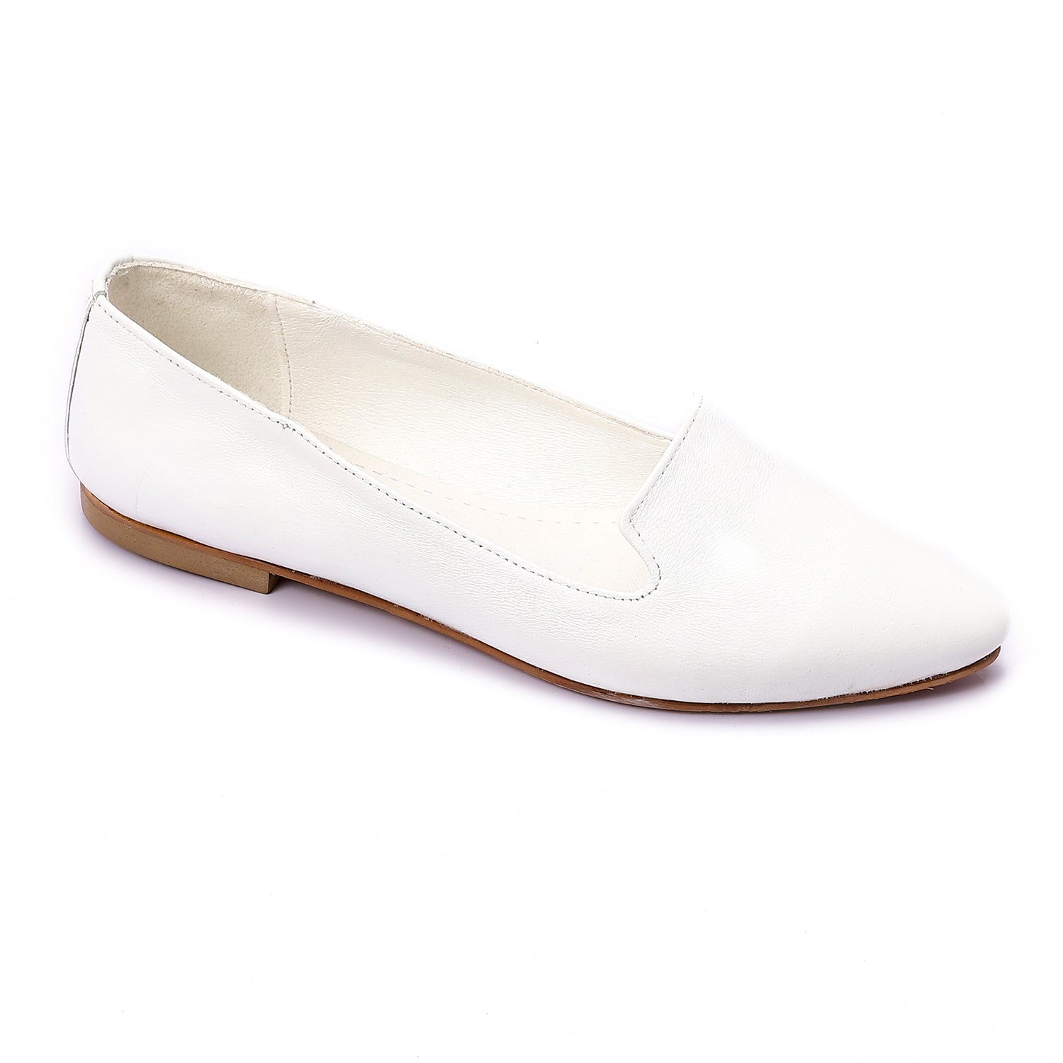 Classic Leather Loafers ƒ?? White