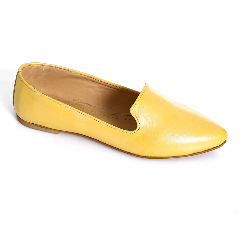 Classic Leather Loafers ƒ?? Yellow