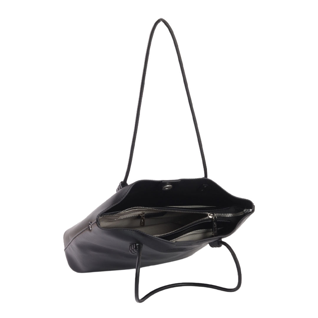 Classic Minimal Tote Handbag Black