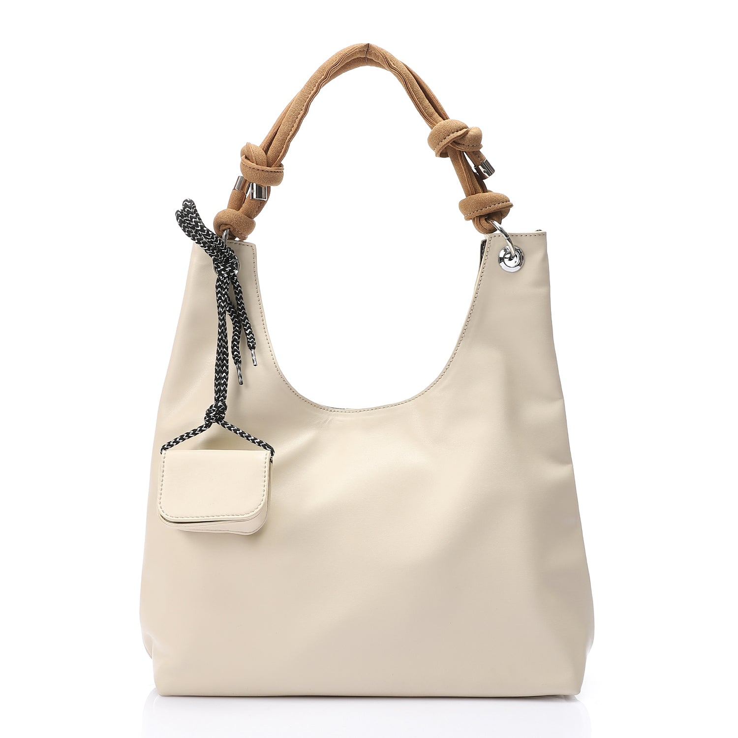 Tote Bag with Pouch Accessory β Beige