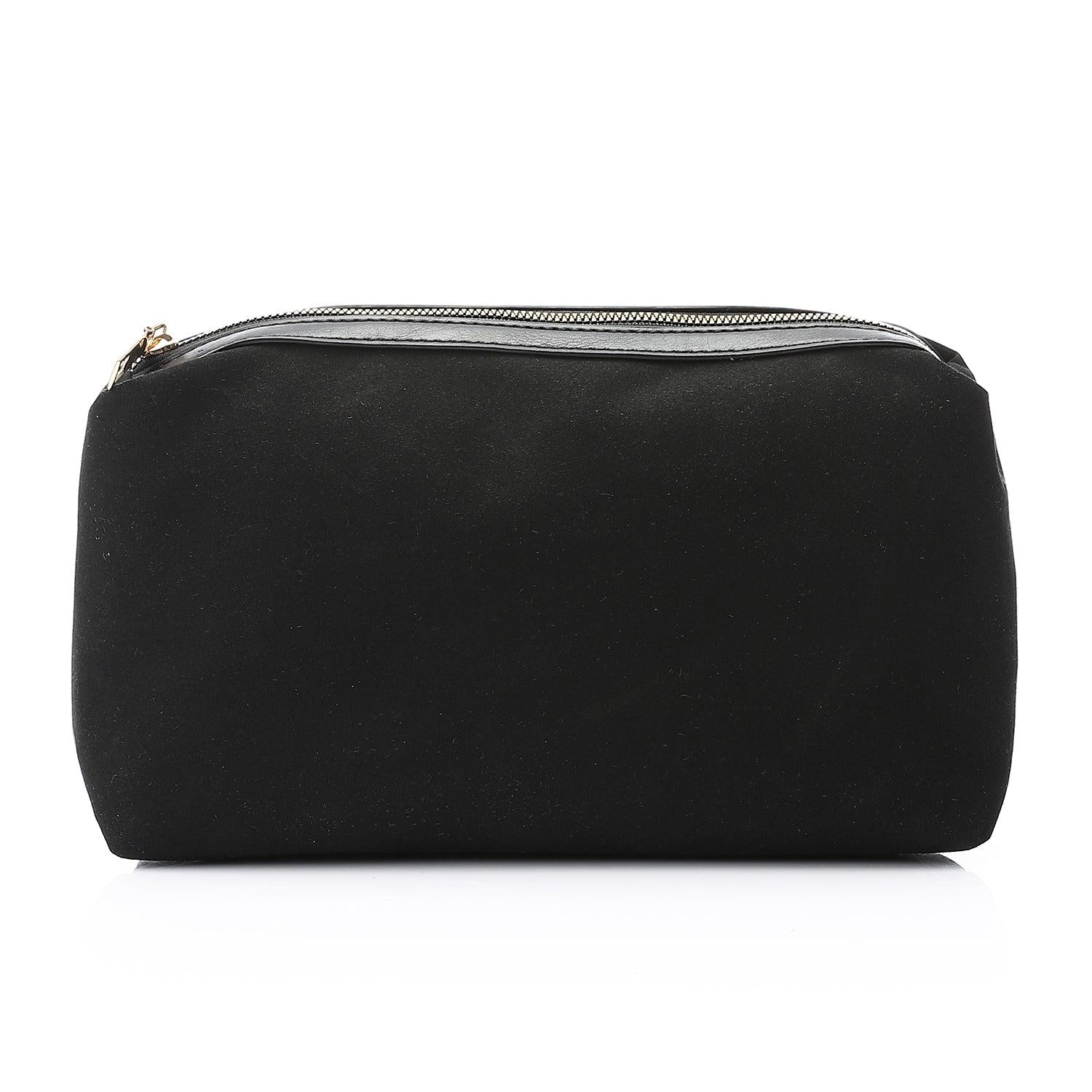 Hobo Shoulder Bag with Beaded Charm β Brown