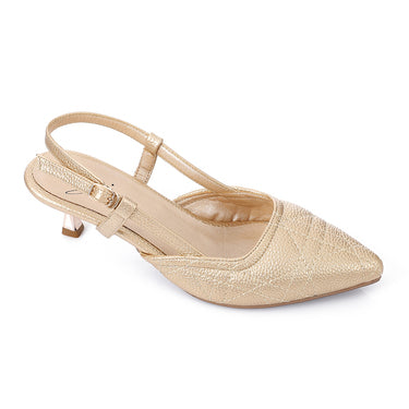 Golden Glow Slingbacks ƒ?? Gold