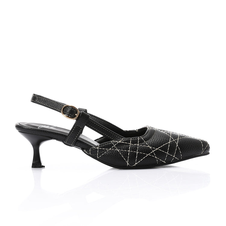 Midnight Grace Slingbacks ƒ?? Black