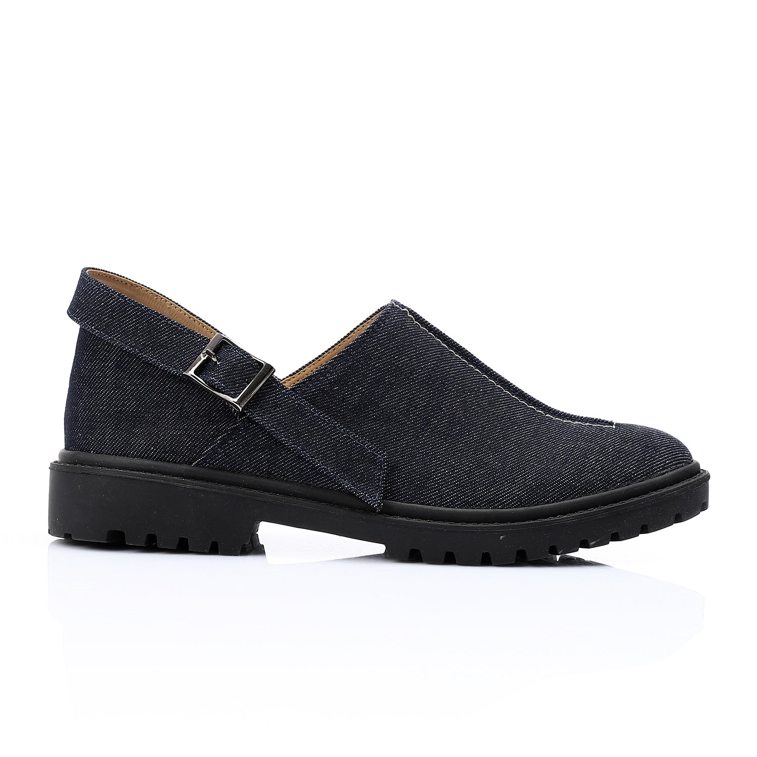Denim Comfort Sling Loafers ƒ?? Navy Blue