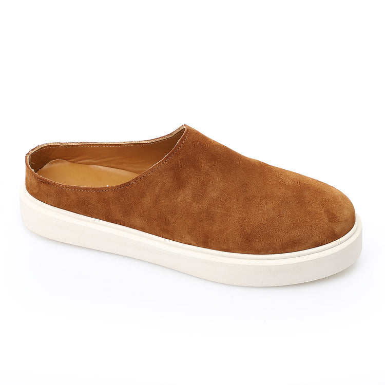 Menƒ??s Suede Clog Slip-On Mules ƒ?? Havan