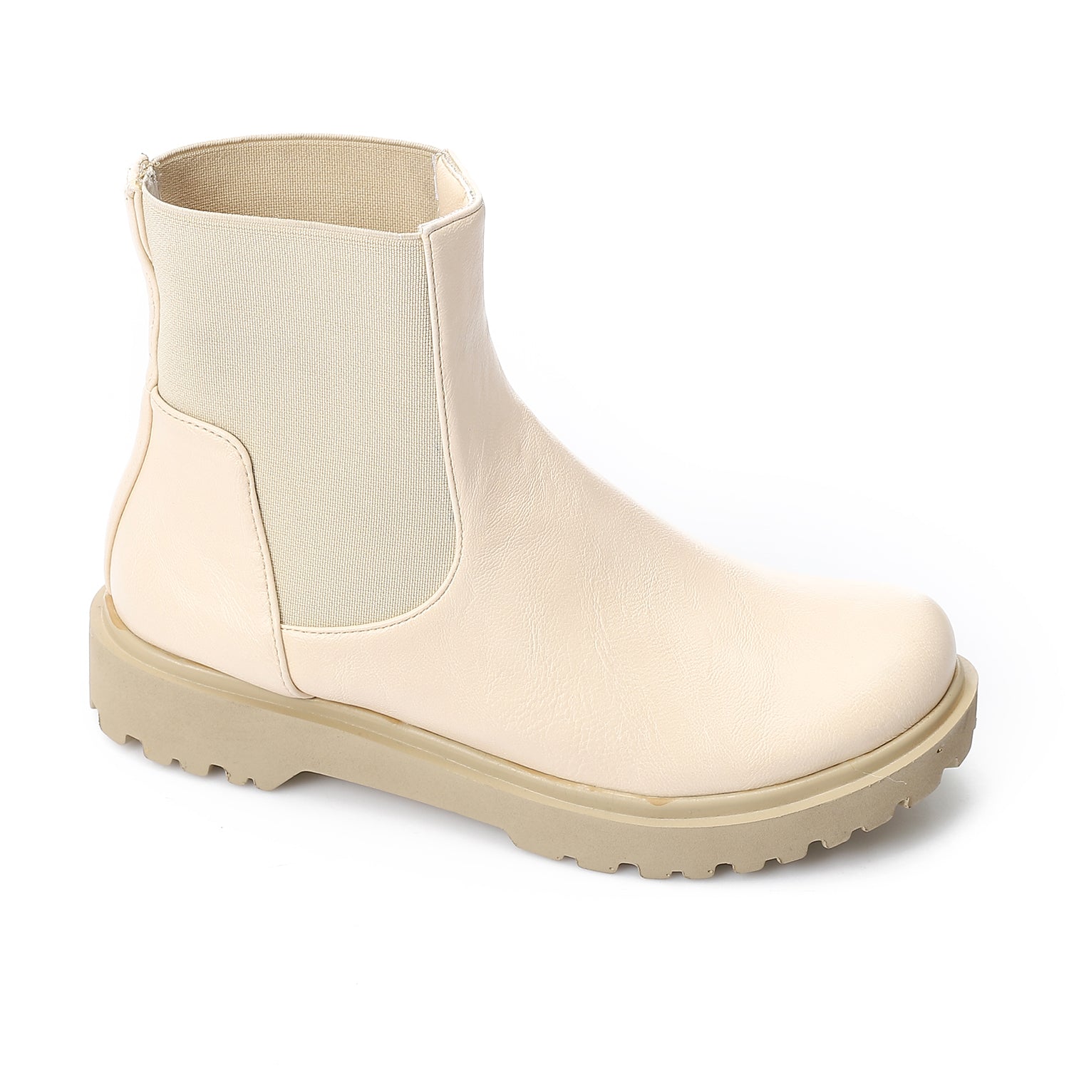Chelsea Ankle Boots - Beige
