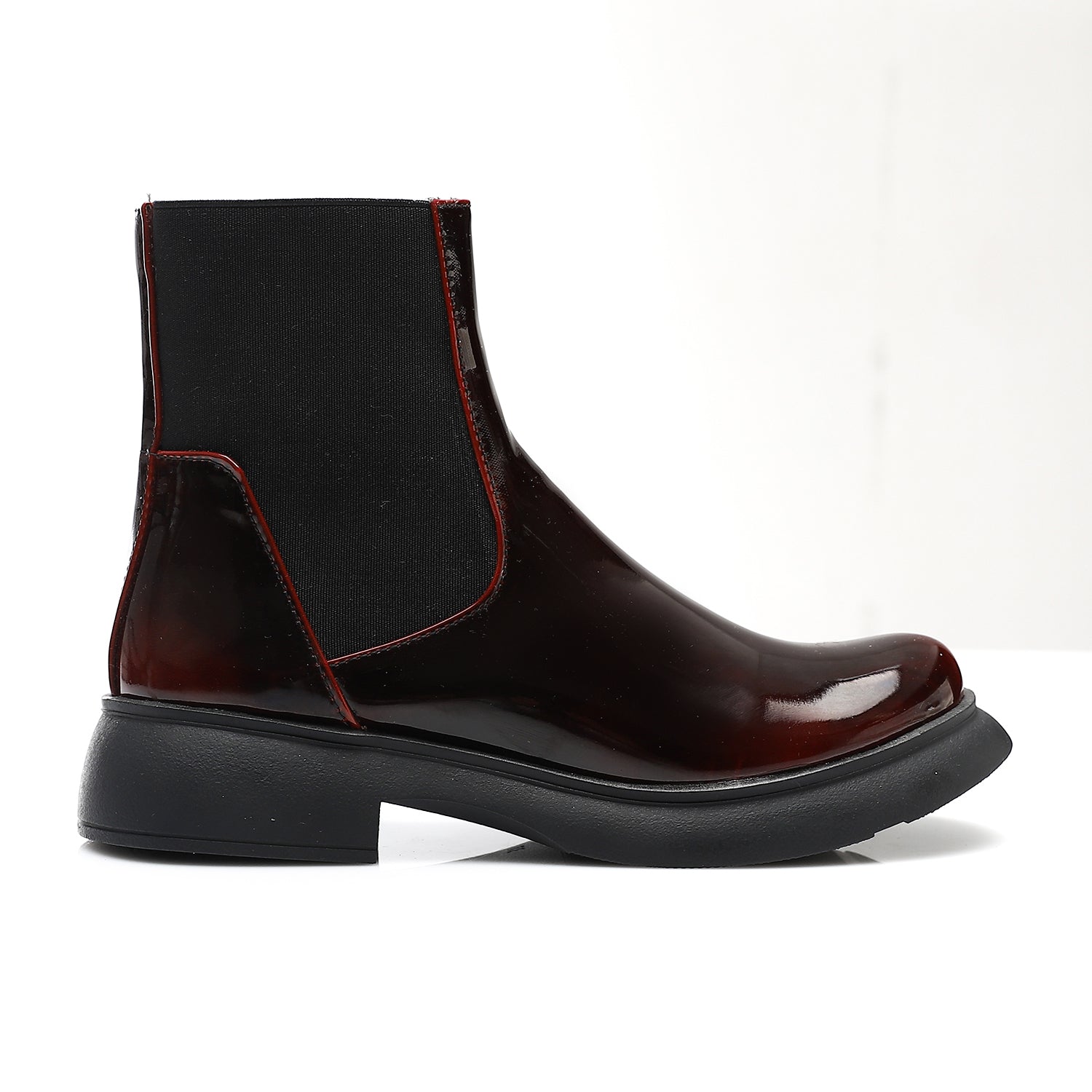 Chelsea Ankle Boots - Dark Red