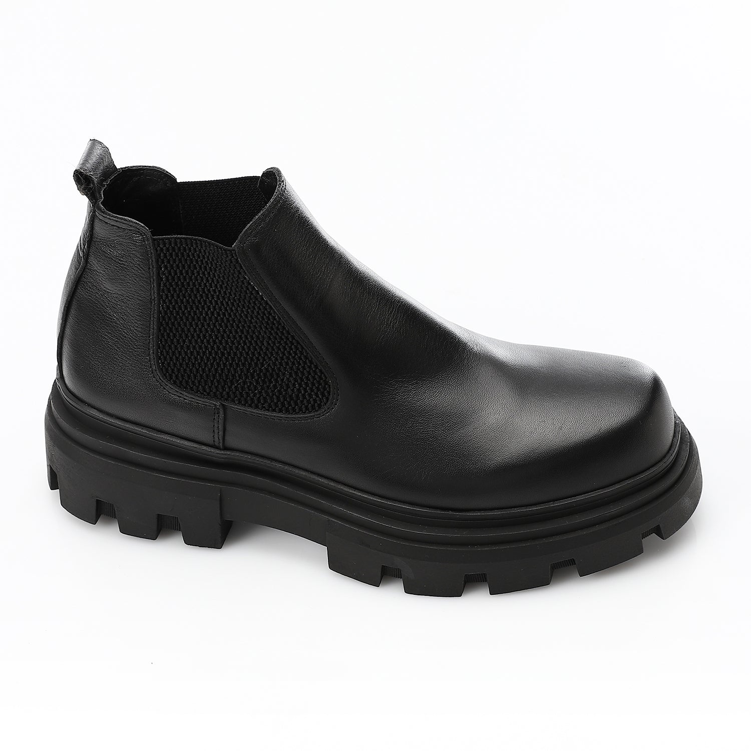 Men’s Chunky Ankle Boots – Black