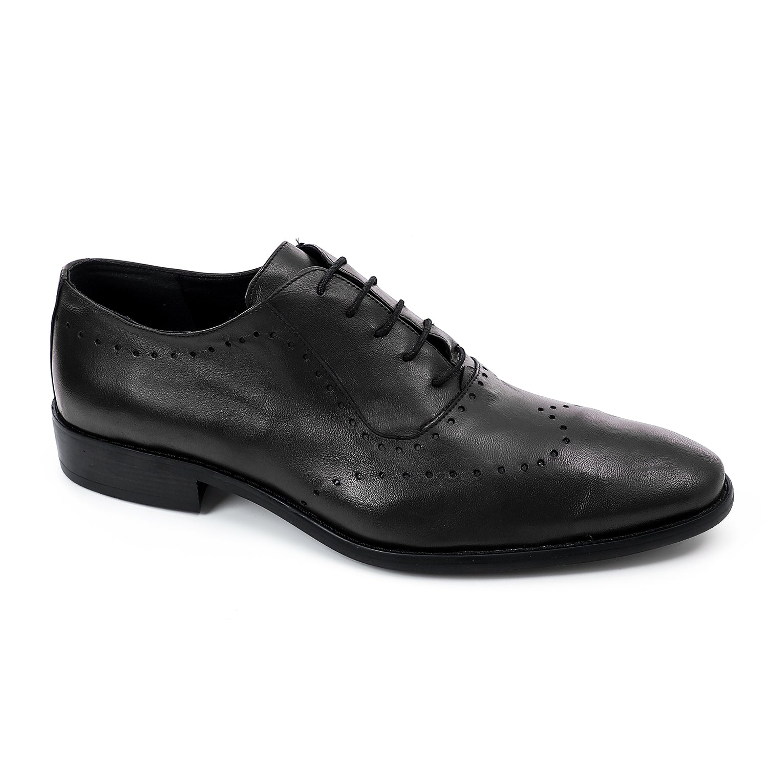 Men's Leather Oxford Comfortable  Shoes - Black