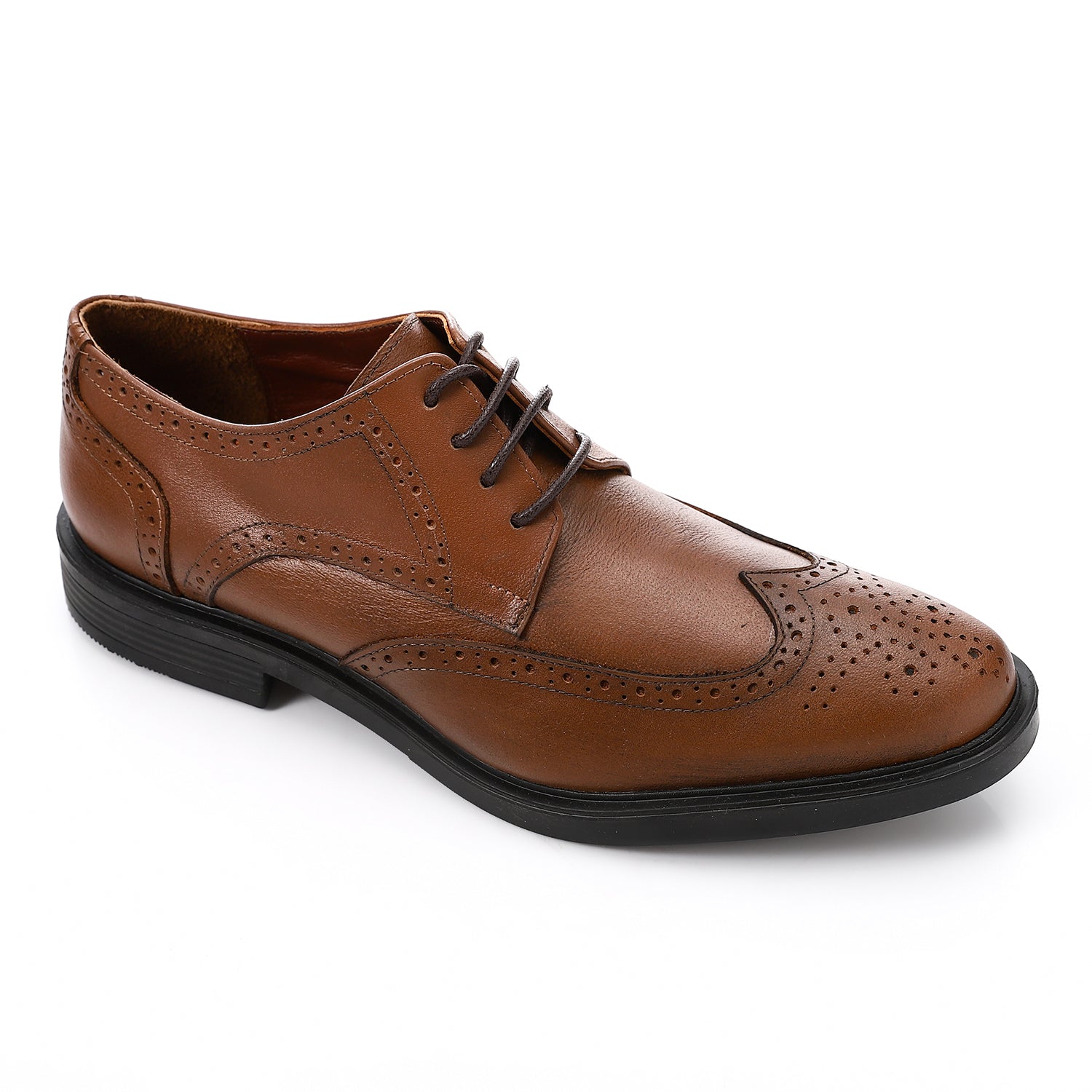 Men's Leather Brogue Oxford Shoes - Havan