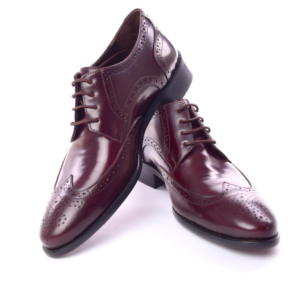 Men's Leather Brogue Oxford Shoes ƒ?? Burgundy