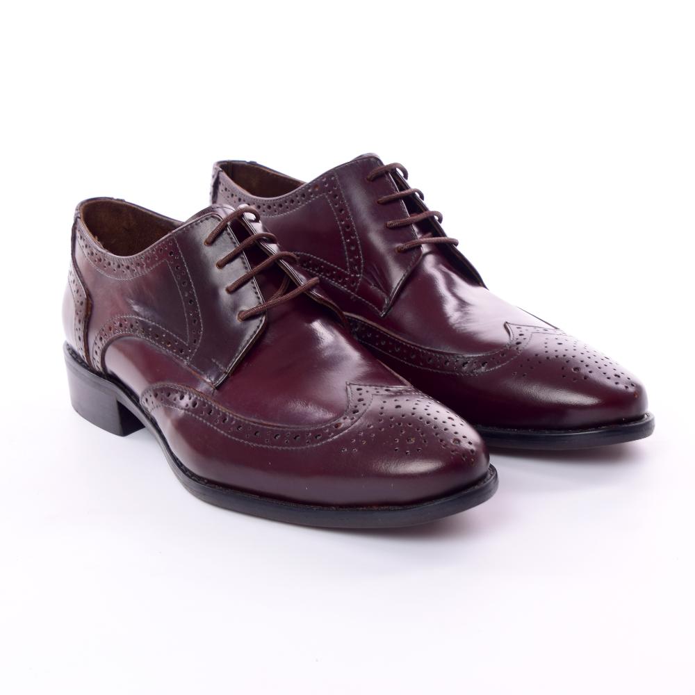 Men's Leather Brogue Oxford Shoes ƒ?? Burgundy