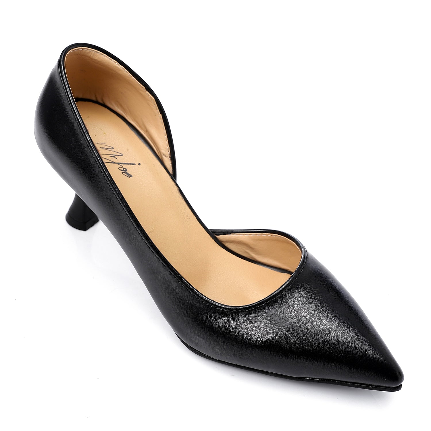 Classic Pointed Leather Pumps ƒ?? Black