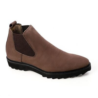 Suede Leather Chelsea Boots ƒ?? Light Brown