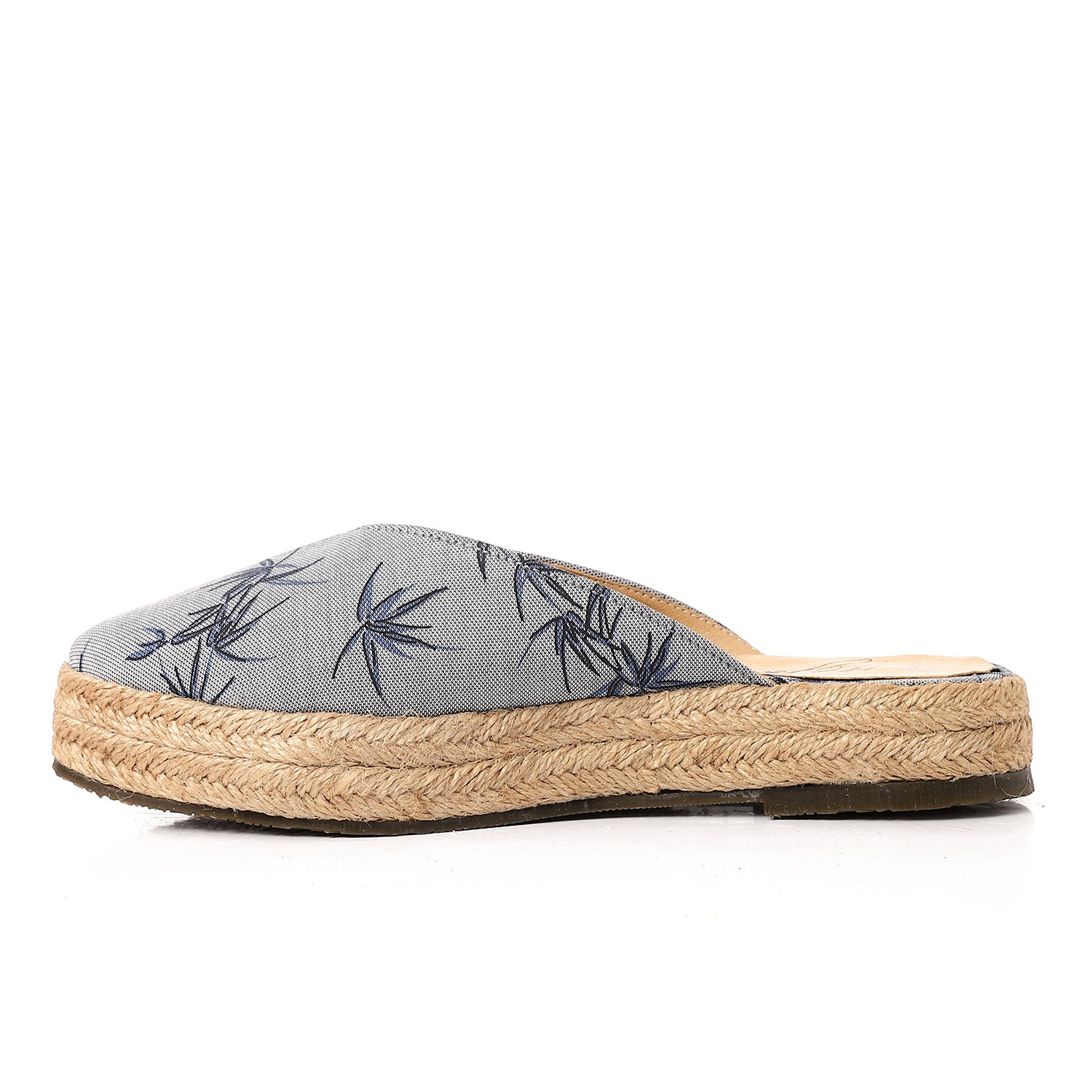 Printed Canvas Slip-On ƒ?? Grey