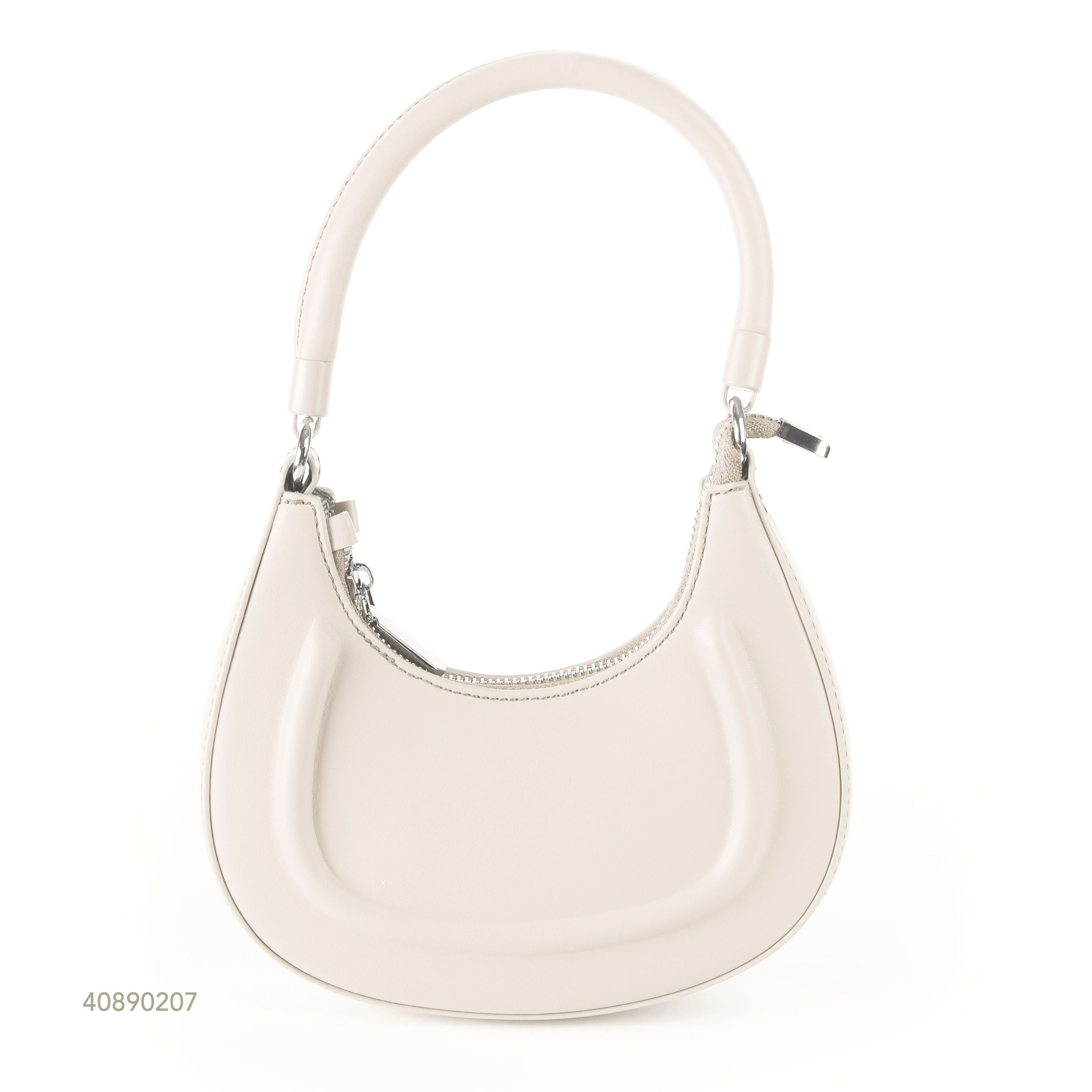 Pearl Chain Shoulder Bag White