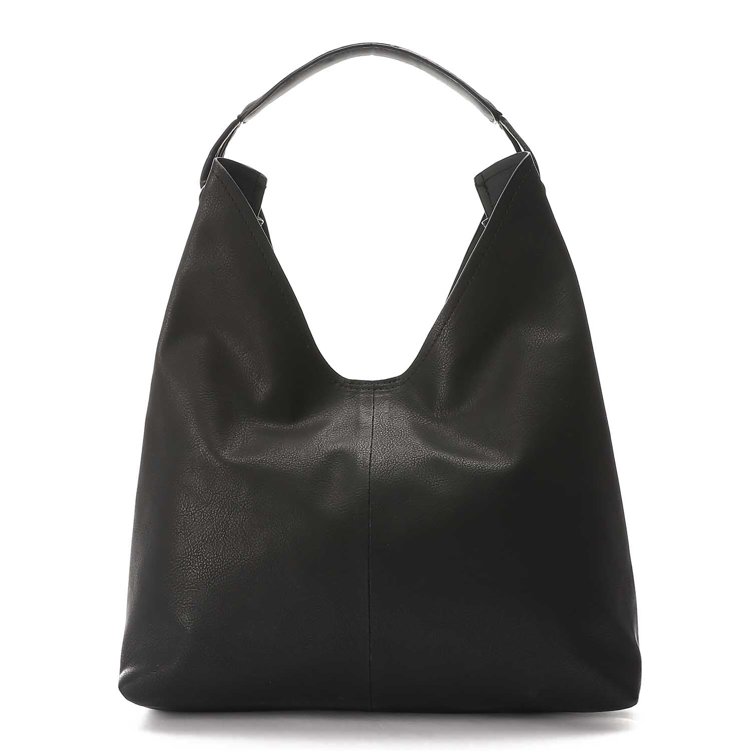 Classic Oversized Hobo Shoulder Bag ƒ?? Black