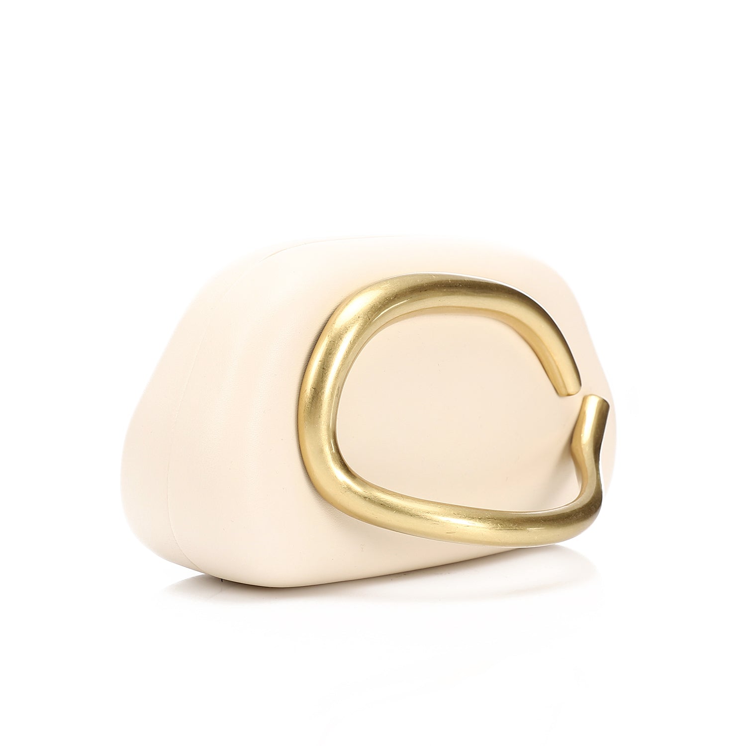 Statement Handle Clutch Pink